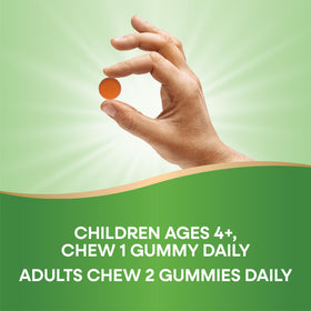 Gummy Chews Omega-3 Nature's Way avec vitamine D mentionnée