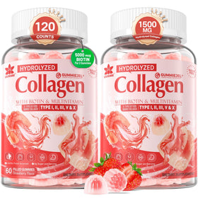 Gummy Collagène LILICARE 1500mg 5000mcg Biotine vue de face