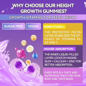 Gummy Crasye, affichage des vitamines sur l'emballage