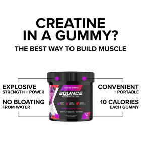 Gummy créatine Bounce Pro avec goût de berry snow cone