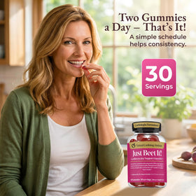 Gummy de betterave Natural Cardiology Institute avec des ingrédients