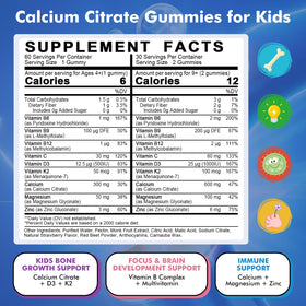 Gummy de calcium citrate LUCNVEM saveur fraise