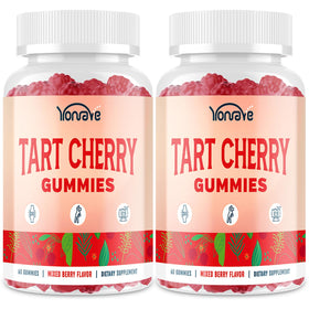 Gummy de cerise acide Yonrave 3300mg, vue de face