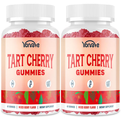 Gummy de cerise acide Yonrave 3300mg, vue de face