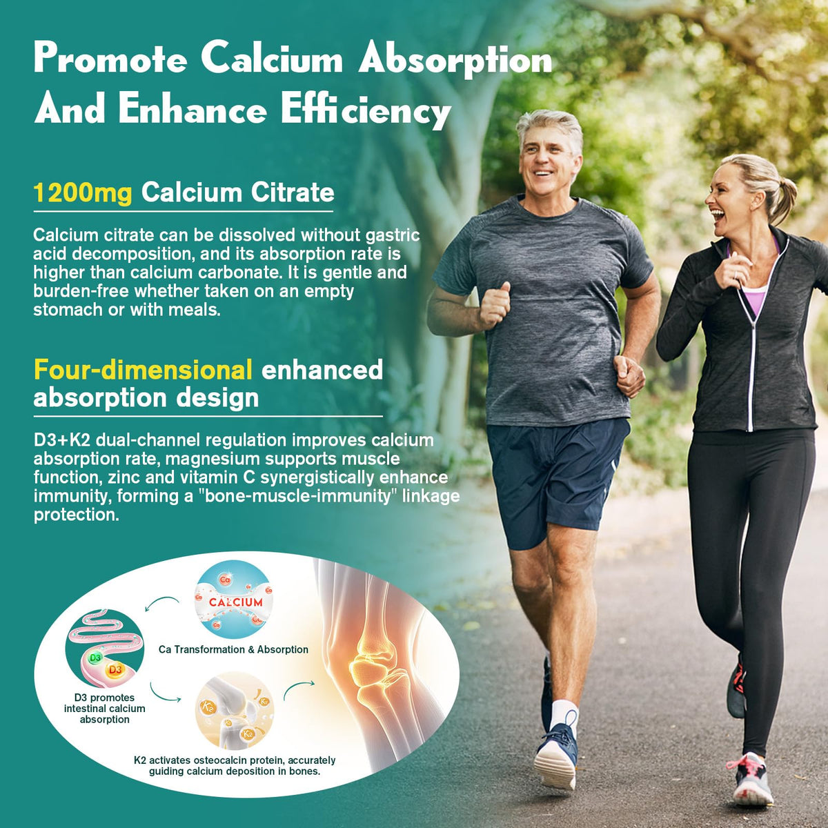 Gummy de citrate de calcium JIANKYTZ avec goût framboise