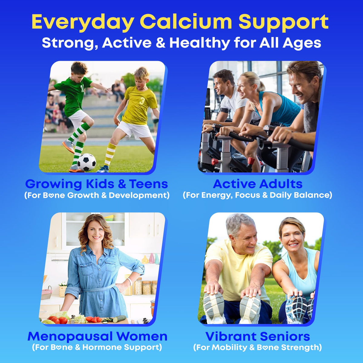 Gummy de citrate de calcium Meceilays dans une main