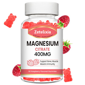 Gummy de Citrate de Magnésium 400MG Zetelixia vue de face avec emballage