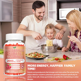 Gummy de Citrate de Potassium QANLOI et vitamine C