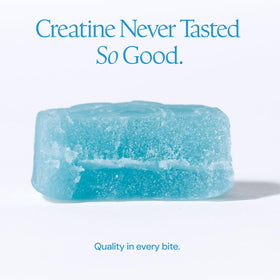 Gummy de créatine Create au goût framboise bleue