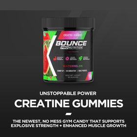 Gummy de créatine monohydrate Bounce Pro, prise en main pour consommation