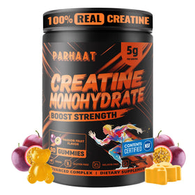 Gummy de créatine Parhaat, modèle fruit de la passion, vue de face
