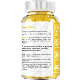 Gummy de créatine Putaojun avec goût de mangue, vue de près