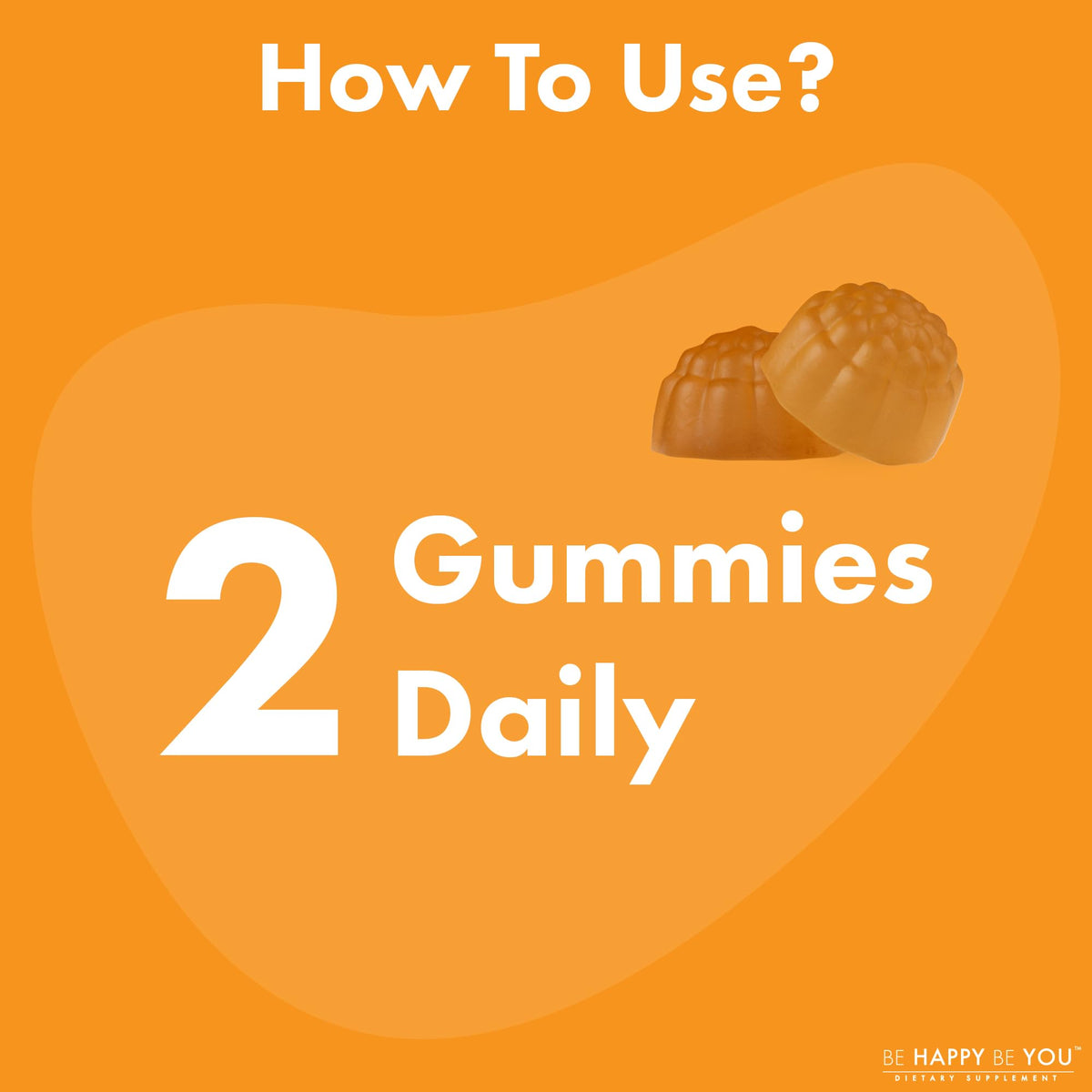 Gummy de Curcuma et Gingembre dans la main d'une personne