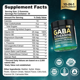 Gummy de GABA 500mg VEGETUSMAX en présentation