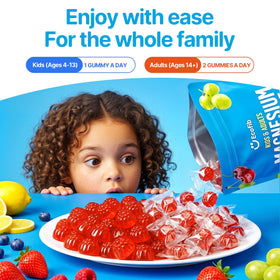 Gummy de magnésium ECOFIB individuel emballé