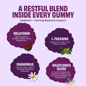 Gummy de Mélatonine Olyvo Labs, détail du produit