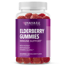 Gummy de Sureau HAVASU NUTRITION vue de face avec emballage