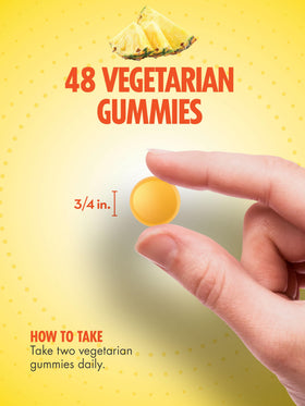 Gummy de Vitamine D3 Sundance, vue de dessus
