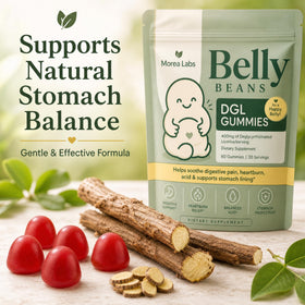 Gummy DGL de Morea Labs, détail du goût baie