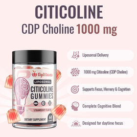 Gummy Elystrixionis Citicoline avec emballage