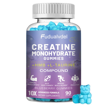 Gummy Fudualvdel de créatine HMB 8000MG vue de face