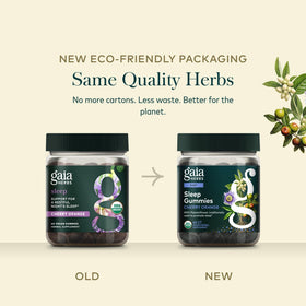 Gummy Gaia Herbs, détail de la texture des gummies