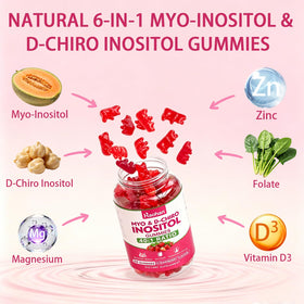 Gummy Haohan à la fraise sur une surface claire