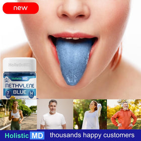 Gummy Holistic MD Methylene Blue sur fond blanc