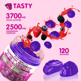 Gummy Magnésium Glycinate PeakVigor en forme de fruit