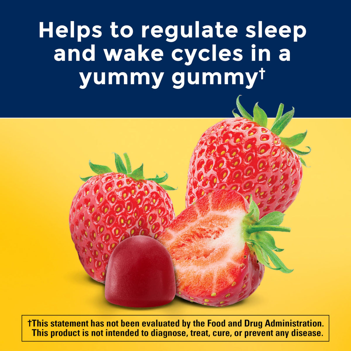 Gummy Melatonine Nature Made pour enfants au goût de fraise