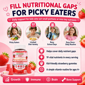 Gummy multivitamine FedererSeth en forme de fraise