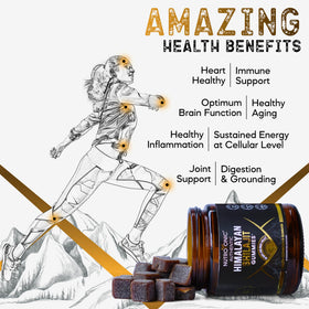 Gummy NutroTonic Shilajit au goût pomme-cannelle vue de côté