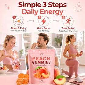 Gummy Pêche Épicée HAYTHMDC dans un sac de sport