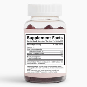 Gummy Prébiotique Propre 6525080 gummies dans une main