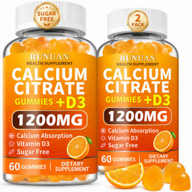 Gummy RUNUAN au calcium citrate 1200mg vue de face