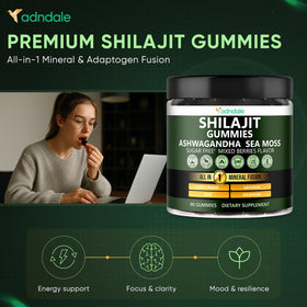 Gummy Shilajit d'Adndale avec mélange de baies
