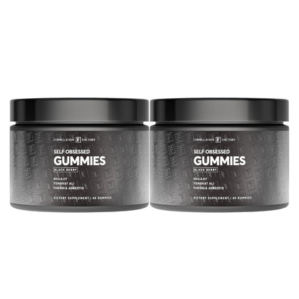 Gummy Shilajit pour Hommes, 120 gummies en pot