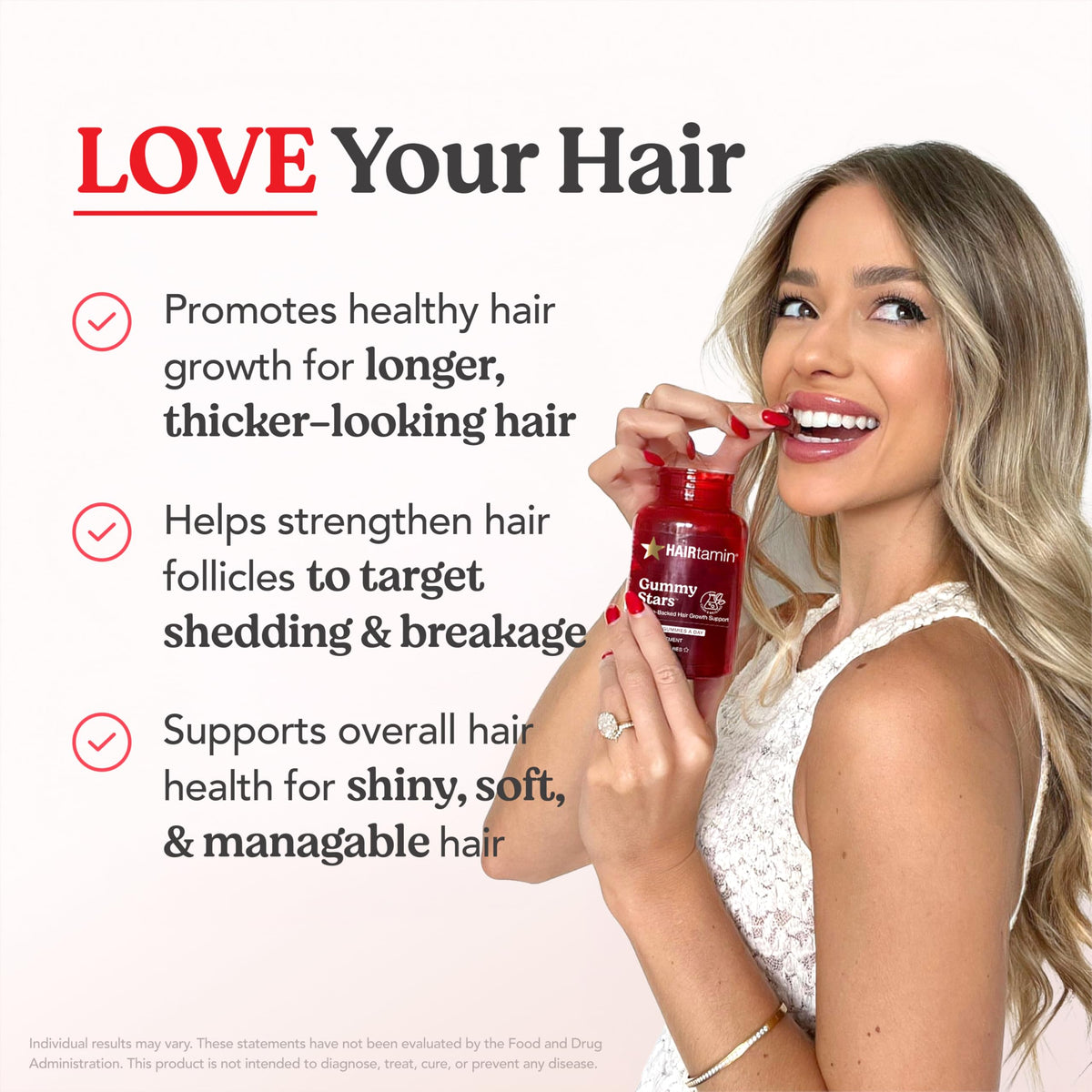 Gummy Stars HAIRtamin ingrédients principaux