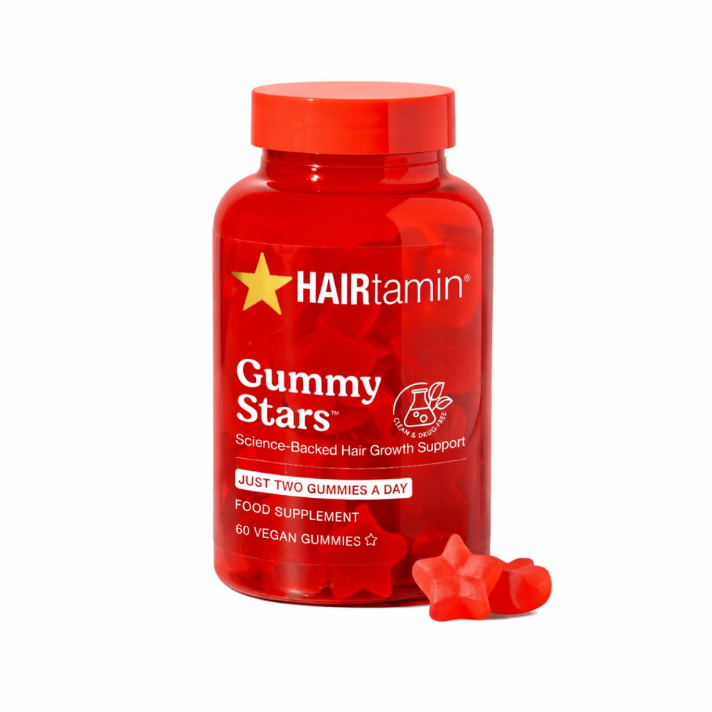 Gummy Stars HAIRtamin pot de 1 mois vue avant