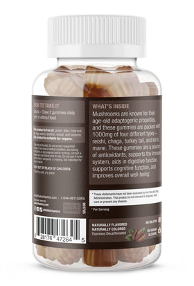 Gummy Super Mushroom de SUKU avec goût espresso
