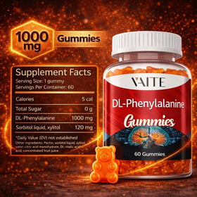 Gummy VAITE DLPA 1000mg prise en main pour consommation