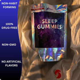 Gummy Vemax à la mélatonine en milieu naturel