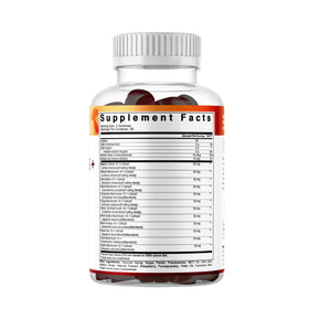 Gummy Vitamatic avec une vue d'ensemble des ingrédients