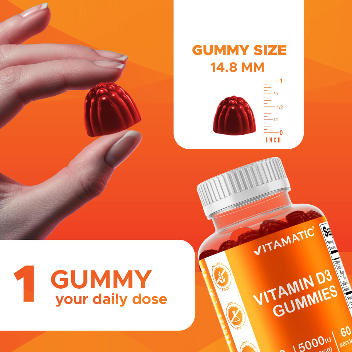 Gummy Vitamine D3 Vitamatic avec pectine