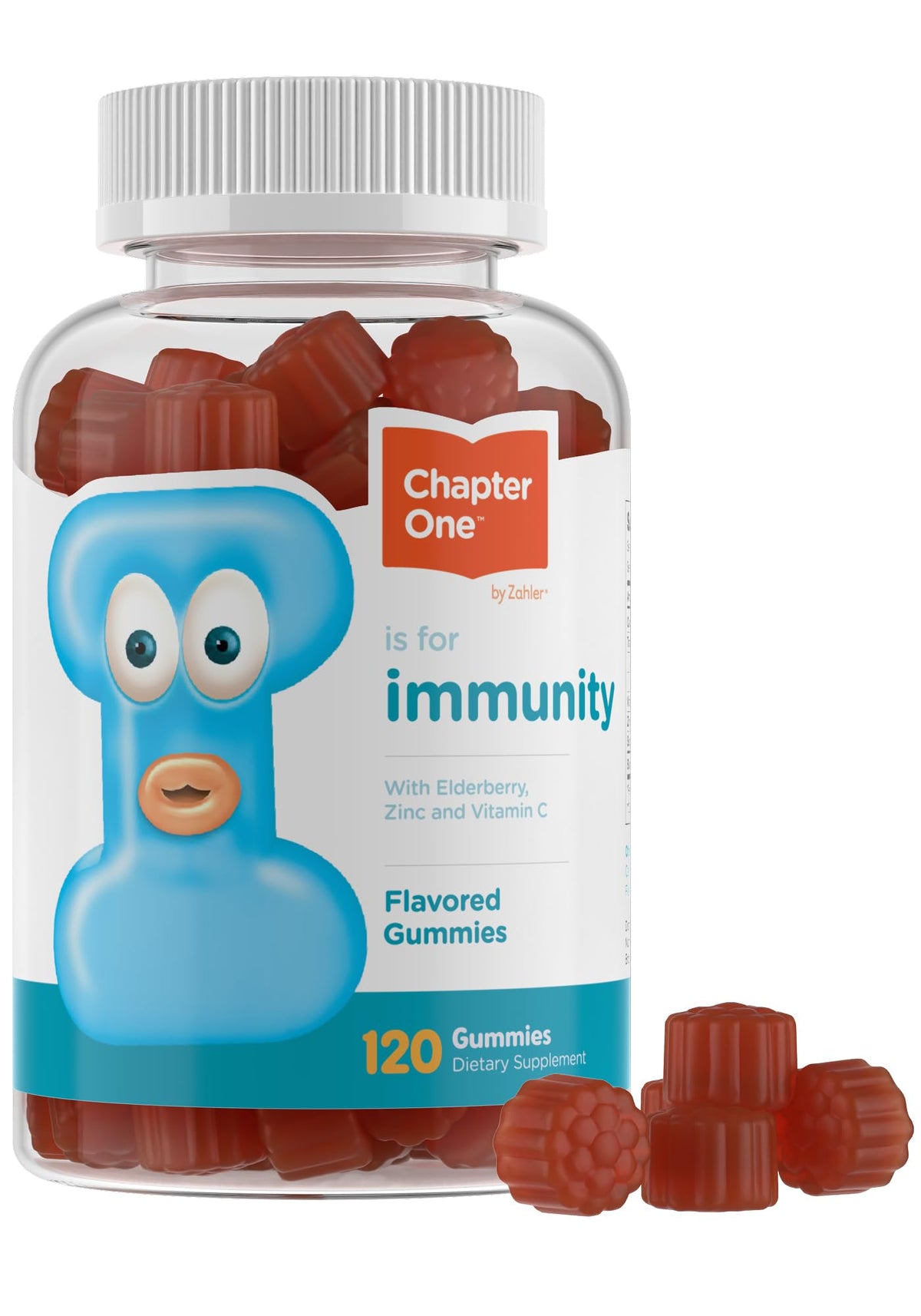 Gummy Zahler de soutien daily wellness 120 unités, boîte vue de face
