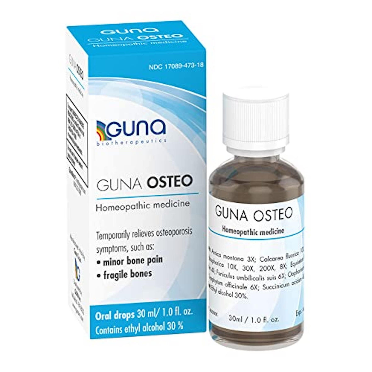GUNA Guna Osteo 30ml flacon avant avec étiquette