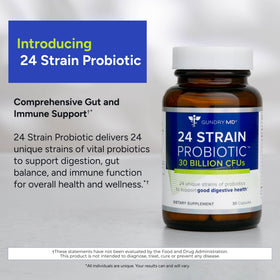Gundry MD 24 Souches Probiotiques - dosage et instructions