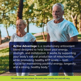 Gundry MD Active Advantage Astaxanthin et CoQ10 capsules sur une table
