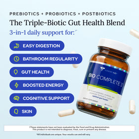 Gundry MD Bio Complete 3 étiquette avec informations nutritionnelles