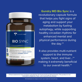 Gundry MD Bio Sync Complément Alimentaire 30 Portions avec capsules